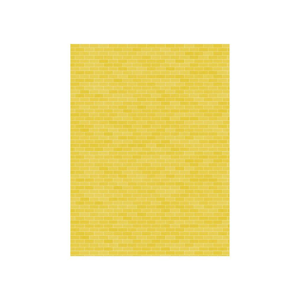 Yellow Brick Background Photography Backdrop - Basic 4.4  x 5  