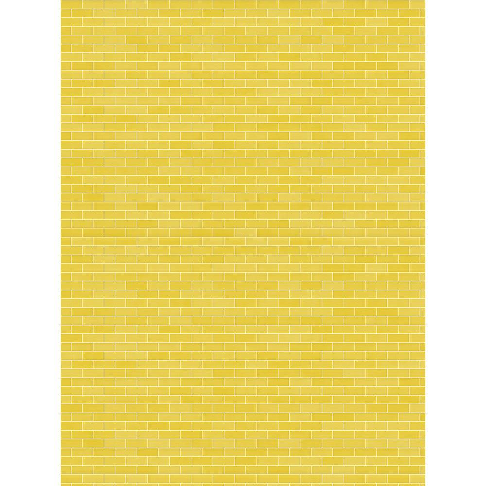 Yellow Brick Background Photography Backdrop - Basic 8  x 10  